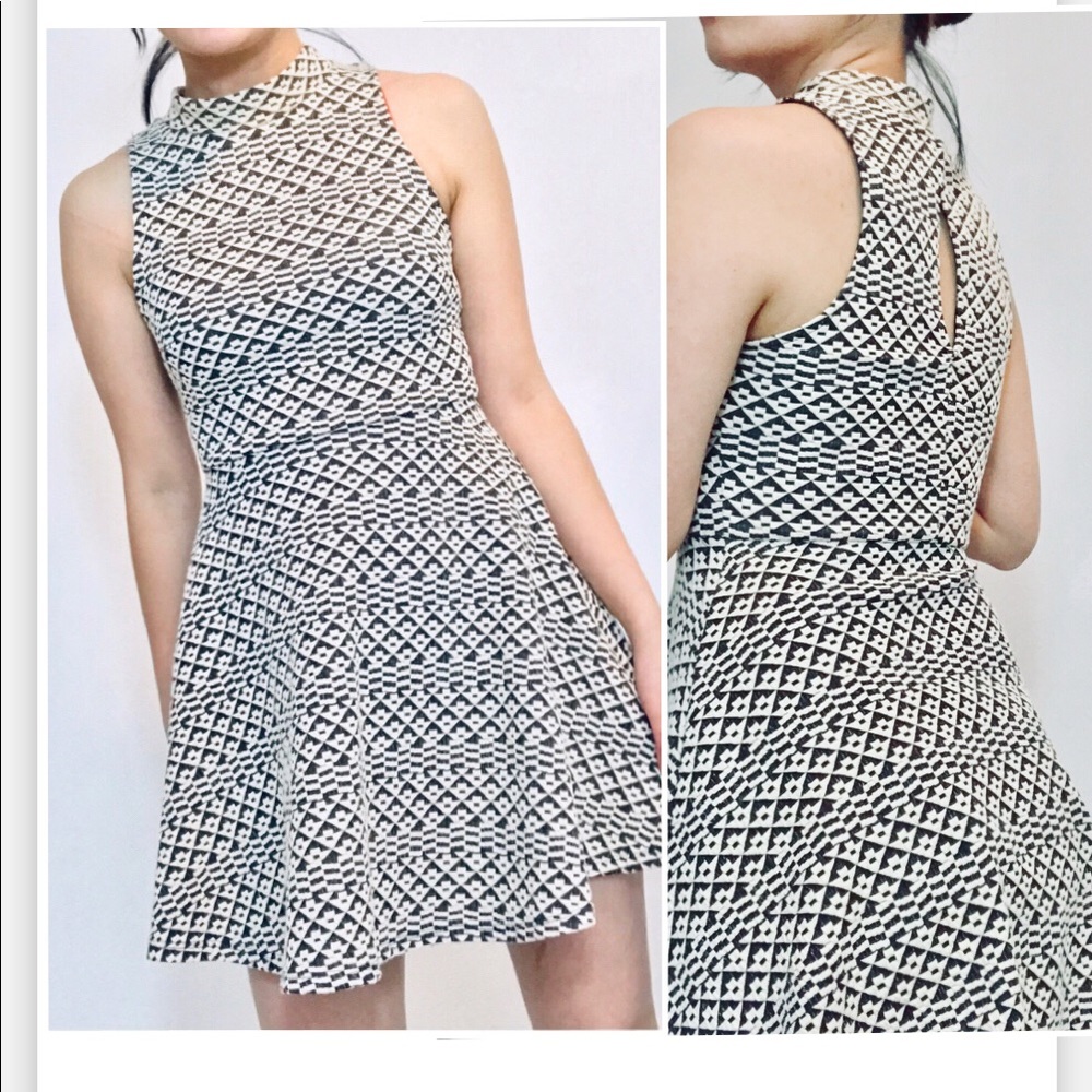 NWT Lush Black Aztec Dress